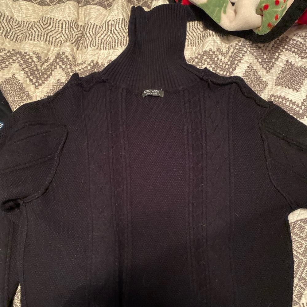 Black turtleneck